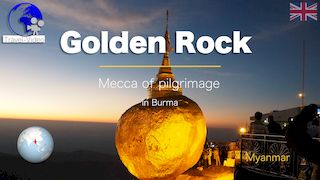 Golden Rock, pagoda on the rock • Myanmar 